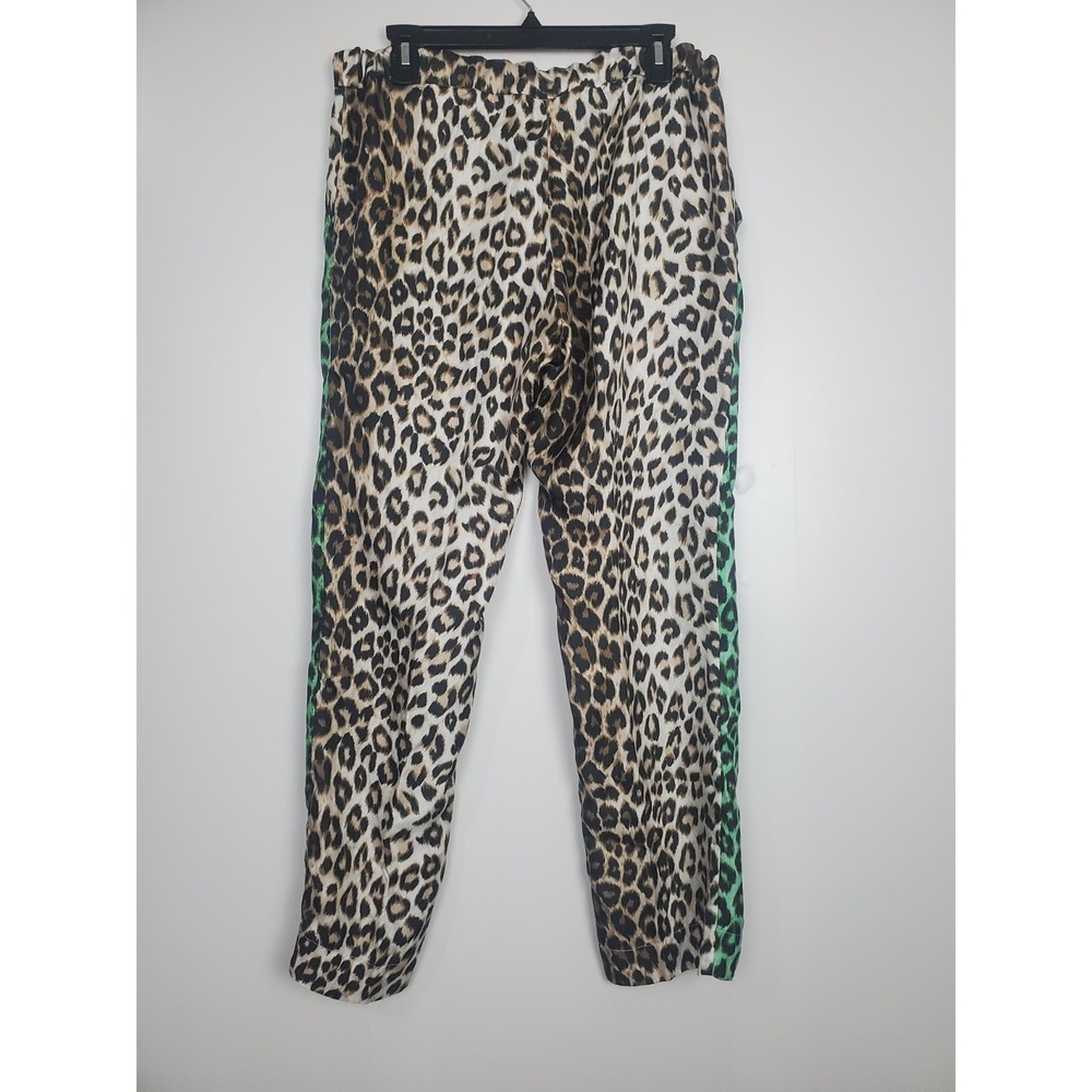 la Prestic Quiston women's leopard-print suit, 100% silk, size M Kimono-pants - Picture 4 of 16